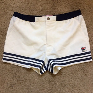 Men's FILA Retro Inspired Tennis Shorts  w/ Tags